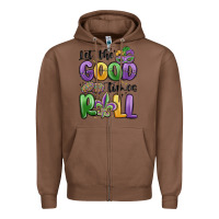Chestnut let the good times roll Zipper Hoodie - MaliasSmallBusiness