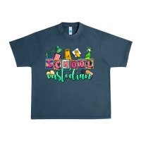 Midnight Navy school custodian Urban Heavy Tee - AdoDesignShop