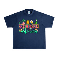 Navy school custodian Urban Heavy Tee - AdoDesignShop