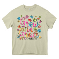 Mossy grow in grace Heavy Core Tee - texasbilliewilder
