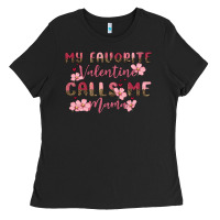 My Favorite Valentine Calls Me Mama Ladies Tee | Teevron