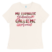 Bone my favorite valentine calls me mama Ladies Tee - MaliasSmallBusiness
