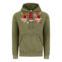 Vintage Olive baseball gnome Vintage Hoodie - HRA Design Shop