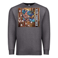 Charcoal Heather Western Reel Cool Dad American Flag Bass Premium Sweatshirt - LillyAllenDesigns