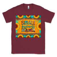 Burgundy small business mama leopard turquoise aztec serape cowhide sunflowers Classic Tee - Artiststas