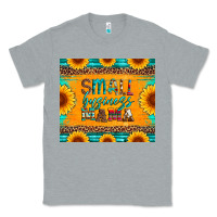 Heather Grey small business mama leopard turquoise aztec serape cowhide sunflowers Classic Tee - Artiststas