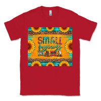Red small business mama leopard turquoise aztec serape cowhide sunflowers Classic Tee - Artiststas