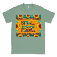 Sage small business mama leopard turquoise aztec serape cowhide sunflowers Classic Tee - Artiststas