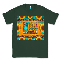 Sports Green small business mama leopard turquoise aztec serape cowhide sunflowers Classic Tee - Artiststas