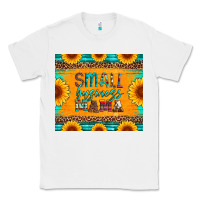 White small business mama leopard turquoise aztec serape cowhide sunflowers Classic Tee - Artiststas