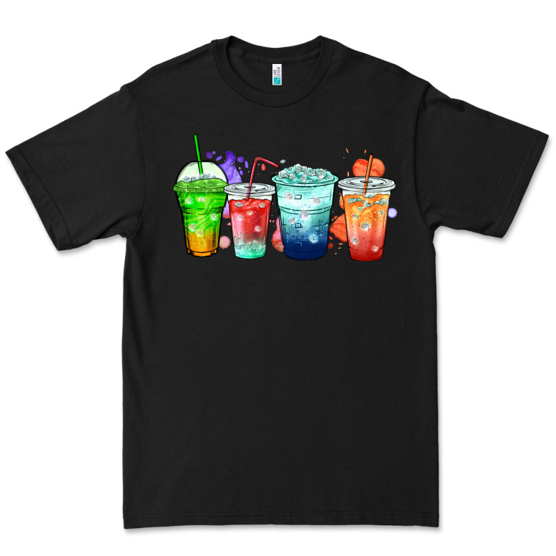Tea Junkie Coffee Cups Premium Tee by Zillion Design Studio | Teevron