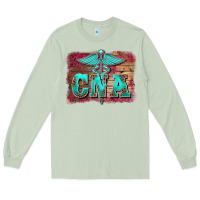 Matcha western nurse certified nurse  assistant medilcal symbol  background Long Sleeve Tee - BarkalooDesign