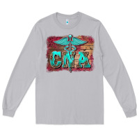 Moon Dust western nurse certified nurse  assistant medilcal symbol  background Long Sleeve Tee - BarkalooDesign