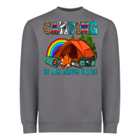 Storm camping is my happy  place Heavyweight Sweatshirt - AdoDesignShop