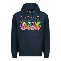 Navy not perfect awesome Premium Hoodie - JahusDesignShop