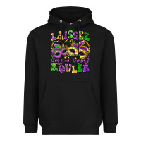 Black laissez les bon temps rouler Heavyweight Hoodie - LillyAllenDesigns
