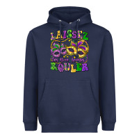 Navy laissez les bon temps rouler Heavyweight Hoodie - LillyAllenDesigns