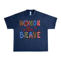 Navy honor the brave Urban Heavy Tee - Artiststas