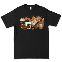 Black leopard coffee cups Premium Tee - Zillion Design Studio