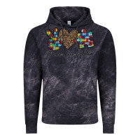 Cloud Black peace love autism1 Vintage Hoodie - CowhideDigitalArt