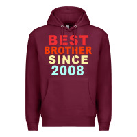 Burgundy Best Brother Sİnce 2008 Premium Hoodie - Bettercallsaul
