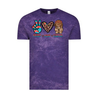 Cloud Purple peace love easter Vintage Tee - JahusDesignShop