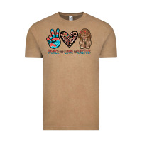 Vintage Coffee peace love easter Vintage Tee - JahusDesignShop