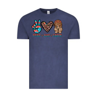 Vintage Denim peace love easter Vintage Tee - JahusDesignShop