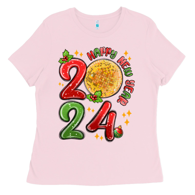 Happy New Year 2024 Ladies Tee by MaliasSmallBusiness | Teevron