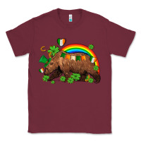 Burgundy st patricks bear ado Classic Tee - AdoDesignShop