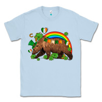 Dusty Blue st patricks bear ado Classic Tee - AdoDesignShop