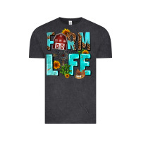 Vintage Black farm life Vintage Tee - AdoDesignShop