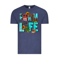 Vintage Denim farm life Vintage Tee - AdoDesignShop
