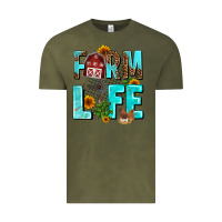 Vintage Olive farm life Vintage Tee - AdoDesignShop