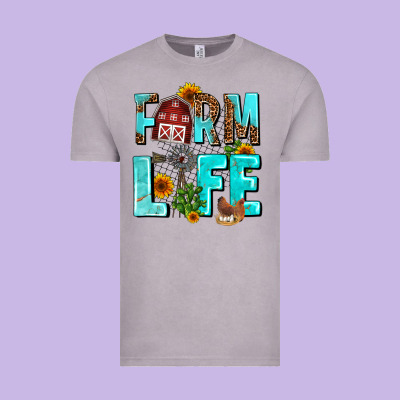 Farm Life Vintage Tee Designed By Adodesignshop