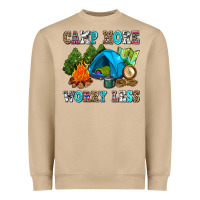 Camp More Worry Less Heavyweight Sweatshirt | Teevron