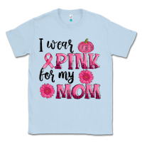 Dusty Blue i wear pink for my mom sunlower and pumpkin Classic Tee - AdoDesignShop