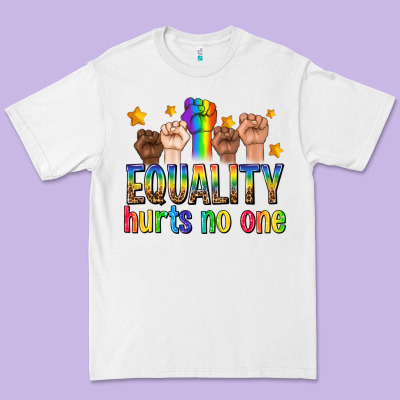 Premium Tee equality hurts no one with fists