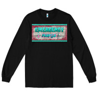 Black western emergency nurse license plate template Long Sleeve Tee - BarkalooDesign