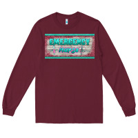 Burgundy western emergency nurse license plate template Long Sleeve Tee - BarkalooDesign