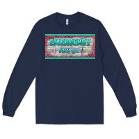 Navy western emergency nurse license plate template Long Sleeve Tee - BarkalooDesign