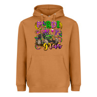 Meerkat mardi gras monster truck Heavyweight Hoodie - LillyAllenDesigns