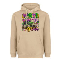 Mushroom mardi gras monster truck Heavyweight Hoodie - LillyAllenDesigns