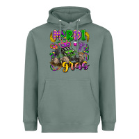 Sage mardi gras monster truck Heavyweight Hoodie - LillyAllenDesigns