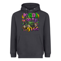 Smoke mardi gras monster truck Heavyweight Hoodie - LillyAllenDesigns