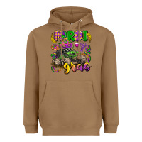 Toasted Coconut mardi gras monster truck Heavyweight Hoodie - LillyAllenDesigns