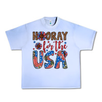 Grape Ice hooray for the usa Urban Heavy Tee - Artiststas