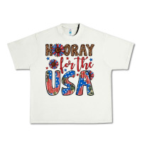 Pistachio hooray for the usa Urban Heavy Tee - Artiststas