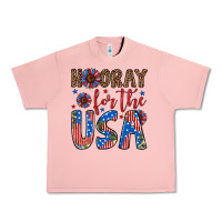 Salmon hooray for the usa Urban Heavy Tee - Artiststas