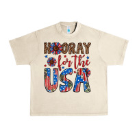 Sandshell hooray for the usa Urban Heavy Tee - Artiststas